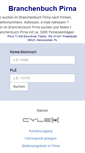 Mobile Screenshot of cylex-branchenbuch-pirna.de